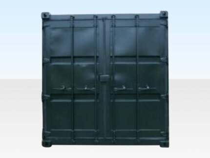 10ft cut down used container side view