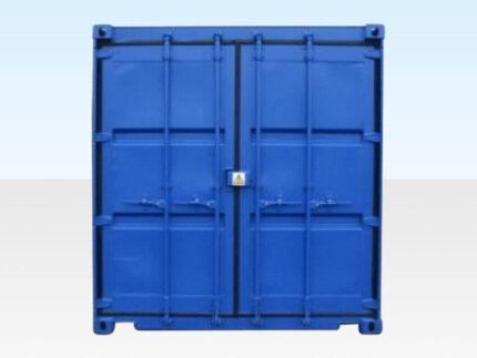 10ft raised bunded store doors detail