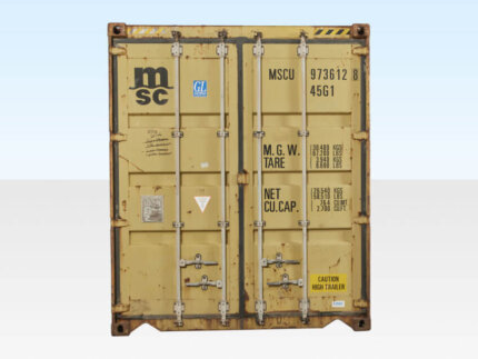 used 40ft high cube shipping container exterior by Containers Direct