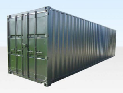30ft cut down shipping container doors detail