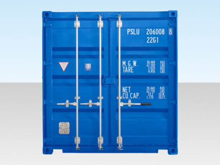 20ft self storage container doors detail