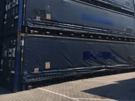 45ft hcpw with a tarpaulin wall 45ft HCPW container with tarpaulin wall