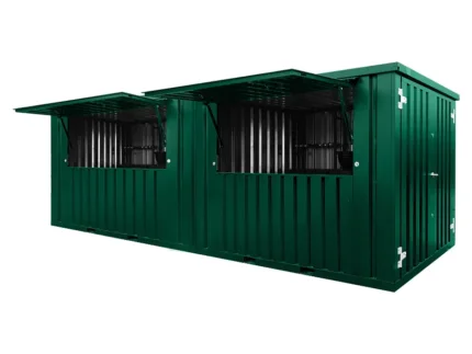 20 foot green container bar converted shipping container bar