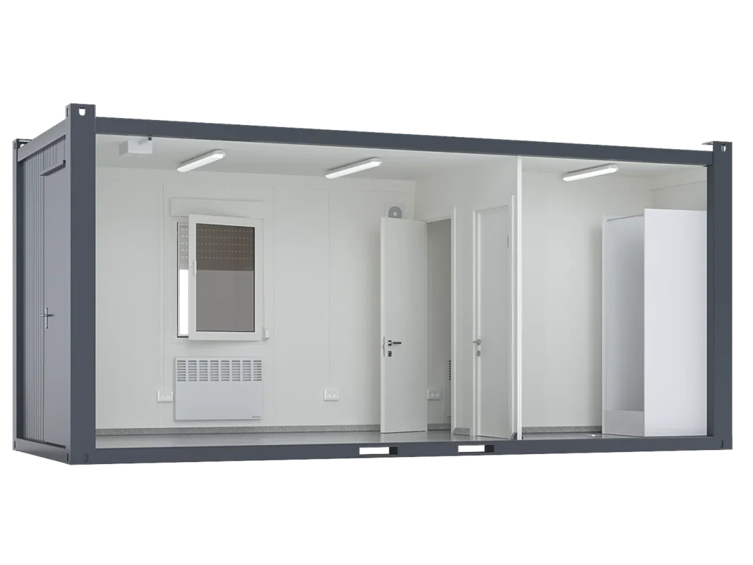 20 FEET PREMIUM SANITARY CONTAINER WITH BREAK ROOM, TOILET & SHOWER