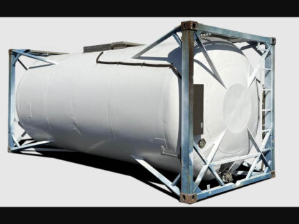 20ft Used ISO Tank Container hero studio shot - Australia Wide Container