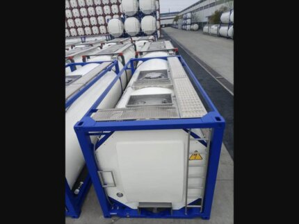 20ft T11 26KL ISO Tank Container overhead profile - Australia Wide Container
